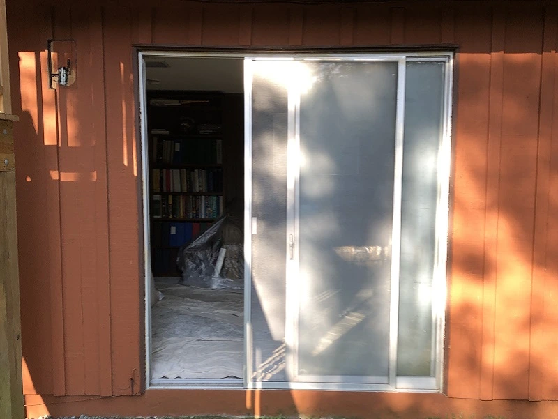 Aluminum basement door needs to be replaced